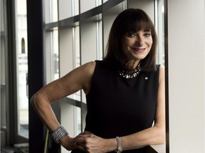 Jeanne Beker poses in Toronto on Friday, November 7, 2014.