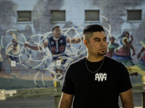 Boogey the Beat, an Anishinaabe DJ and producer from Winnipeg who blends traditional Indigenous songs with modern electronic beats, will be appearing on the Celebration Stage Friday, June 22 at 9 p.m.