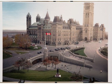 Architectural renderings of what the merger between the Centre Block and West Block will look like. Media took a tour of the West Block on Parliament Hill to observe the construction as it begins to near the end and Members of Parliament will begin sitting in the new House of Commons sometime in January 2019. Handout Photo