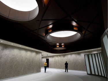 The underground North Court is seen during a media tour of the renovated West Block on Parliament Hill in Ottawa on Friday, June 15, 2018.