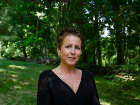 Phyllis Laccetti, a participant in the TailorX breast cancer study, at her home in Ossining, NY. Washington Post photo by Eva Deitch