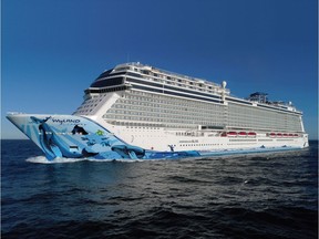 The Norwegian Bliss cruise ship.