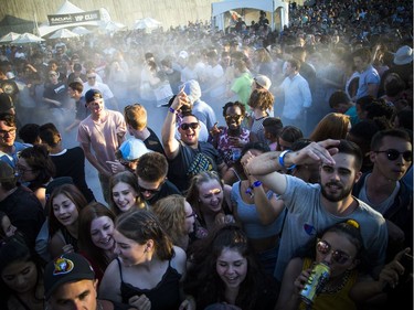 Fans filled the grounds to take in a performance by one of the original members of the '90s rap crew the Wu-Tang Clan, Ghostface Killah (aka Tony Starks) on Saturday evening.    Ashley Fraser/Postmedia