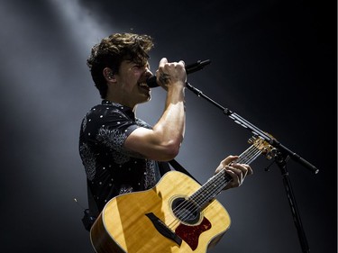 Shawn Mendes performed Saturday night at RBC Ottawa Bluesfest at LeBreton Flats.    Ashley Fraser/Postmedia