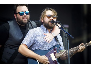 Amos the Transparent from Ottawa performed on the City Stage Sunday July 8, 2018, at RBC Bluesfest.