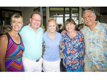 From left: Lynn Laberge, vice-president and general manager of Star Motors Yves Laberge, their daughter Tessa, Alison Hindo and her husband Paul.