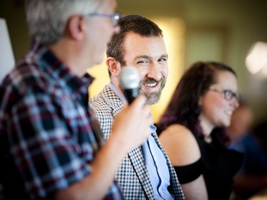 Centre: Micah Garten, the Federation's director of development.