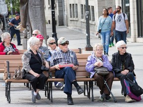 Weather's looking fine for hanging out on a park bench.