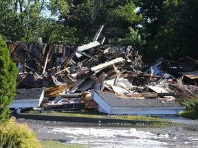 The Aylmer SPCA after  a fire, July 03, 2018.