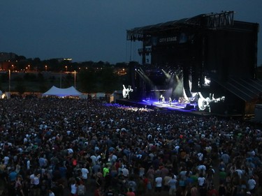 Bryan Adams plays to a packed house on opening night of Bluesfest Thursday (July 5, 2018). Julie Oliver/Postmedia