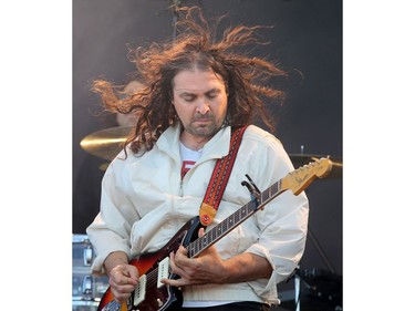 War on Drugs lead singer and guitarist Adam Granduciel played on the main stage.