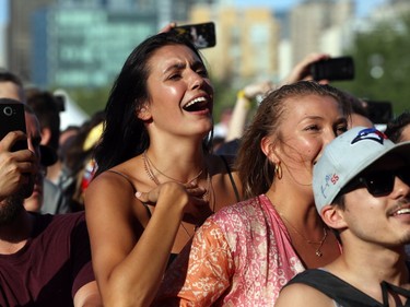 Greta Van Fleet fans at the RBC Ottawa Bluesfest, July 10, 2018.