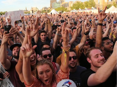 A massive crowd attended the Foo Fighters at the RBC Ottawa Bluesfest on Tuesday, July 10, 2018.