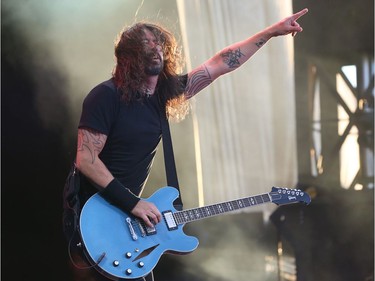 Dave Grohl of the Foo Fighters performs at the RBC Ottawa Bluesfest, July 10, 2018.