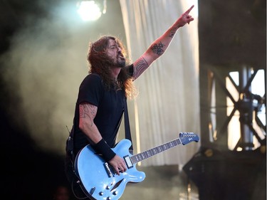 Dave Grohl of the Foo Fighters performs at the RBC Ottawa Bluesfest, July 10, 2018.