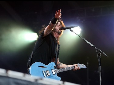 Dave Grohl of the Foo Fighters performs at the RBC Ottawa Bluesfest, July 10, 2018