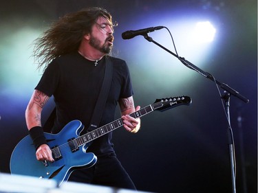 Dave Grohl of the Foo Fighters performs at the RBC Ottawa Bluesfest, July 10, 2018.