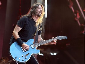 Dave Grohl of the Foo Fighters performs at the RBC Ottawa Bluesfest, July 10, 2018.