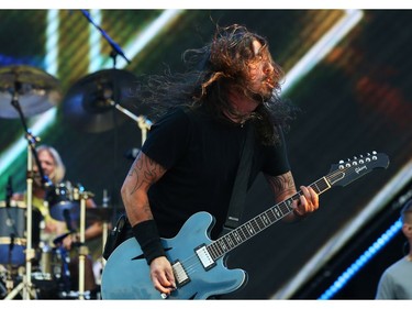 Dave Grohl of the Foo Fighters performs at the RBC Ottawa Bluesfest, July 10, 2018.