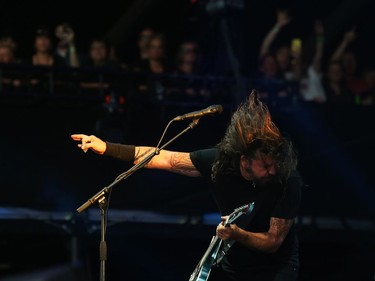 Dave Grohl of the Foo Fighters performs at the RBC Ottawa Bluesfest, July 10, 2018.