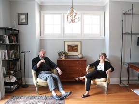 Andrew Cameron and Susan D'Antoni in their Glebe home.