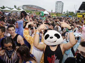 Escapade Music Festival took over Lansdowne Park for a mostly young crowd of energetic EDM enthusiasts in Ottawa on Saturday, June 23, 2018.