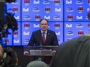 Ottawa Senators general manager Pierre Dorion, seen here in a file photo.