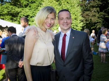 Slovak Ambassador Andrej Droba and his wife, Daniela Drobova.
