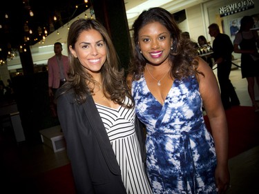 Dia Shams, owner of Valamode, and event planner Samantha Moonsammy.