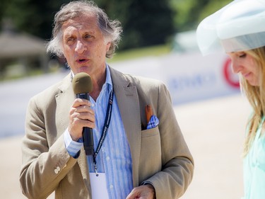 Eugenio Maria Curia, Ambassador of Argentina, spoke before the polo match.