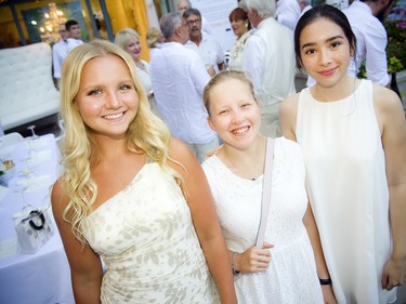 From left, Maya Pawlisz, Emilia Pawlisz and Jasmine Hwang.