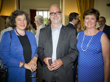 From left, Kate Holmes, general manager of the Ottawa Symphony Orchestra, Ottawa Coun. Jeff Leiper and Patricia O'Connell.
