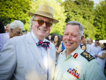 Barry McLoughlin, president of McLoughlin Media and senior partner at TransformLeaders.ca, along with General Jonathan Vance, Chief of the Defence Staff.