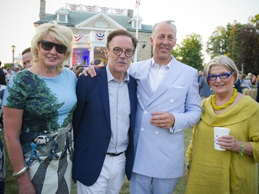From left, Sheefra Brisbin with her husband, Ottawa architect Ritchard Brisbin, along with Patrick Dion and Louise Bradley, president and CEO of the Mental Health Commission of Canada.