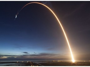 A SpaceX launch.