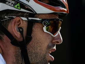 Great Britain's Mark Cavendish is pictured during the eleventh stage of the 105th edition of the Tour de France cycling race between Albertville and La Rosiere, French Alps, on July 18, 2018.