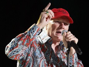 In this June 26, 2012, file photo, Mike Love performs with The Beach Boys at the Bank of America Pavilion in Boston.