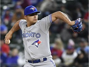 Toronto Blue Jays relief pitcher Roberto Osuna is shown here in a file photo from April 6.