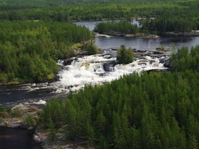 A stretch of boreal forest along the Manitoba-Ontario boundary, part of which is shown in a handout photo, has won international recognition for its pristine environment and connection with Indigenous culture. THE CANADIAN PRESS/HO-Pimachiowin Aki Corporation MANDATORY CREDIT