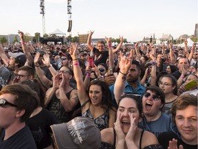 Sunday's hot, humid weather - sound familiar? - brought huge crowds to the last day of Bluesfest. The heat wave continues this week, with a slight break Tuesday night when temperatures are expected to dip to below average.