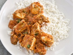 Chicken tikka masala . This recipe appears in "Cooking At Home With Bridget And Julia."
