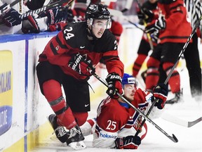 Senators prospect Alex Formenton helped Canada win the gold medal at the junior world championships.