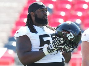 SirVincent Rogers of the Ottawa Redblacks. Rogers' wife, Rachel, was to attend Friday's game against the Lions after overcoming a health score last winter. Jean Levac/Postmedia