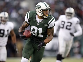 In this Dec. 8, 2013, file photo, New York Jets tight end Kellen Winslow runs against the Oakland Raiders in East Rutherford, N.J. (AP Photo/Kathy Willens, File)