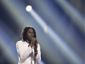 Daniel Caesar performs at the Juno Awards in Vancouver, Sunday, March 25, 2018. Performers singing in at least five languages are among this year's diverse selection of Polaris Music Prize nominees.