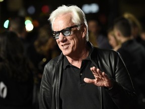 FILE - In this Nov. 2, 2016 file photo, actor James Woods attends the premiere of the film "Bleed for This" in Beverly Hills, Calif. Woods' agent has dropped the actor as a client, citing patriotism. On Thursday, July 5, 2018, Woods shared on Twitter an email from his agent, Ken Kaplan. In the excerpted email from Wednesday, Kaplan said he was "feeling patriotic" and no longer wanted to represented Woods. Woods is among Hollywood's most outspoken conservatives.