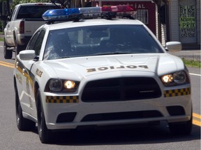 Police car in Quebec.