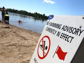 No swim advisories at Westboro, Petrie Island East Bay.