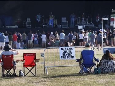 Music fans during opening night at the Ottawa Bluesfest in Ottawa Thursday July 5, 2018.  Tony Caldwell