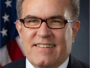 In this April 2018, photo provided by the Environmental Protection Agency, Andrew Wheeler poses for a photo in Washington. Wheeler, the new leader of the EPA, is a former coal industry lobbyist who helped lead an industry fight against regulations that protect Americans' health and address climate change. Wheeler, currently the No. 2 official at EPA, will take over as acting administrator on Monday, July 9, 2018, now that embattled administrator Scott Pruitt has resigned.